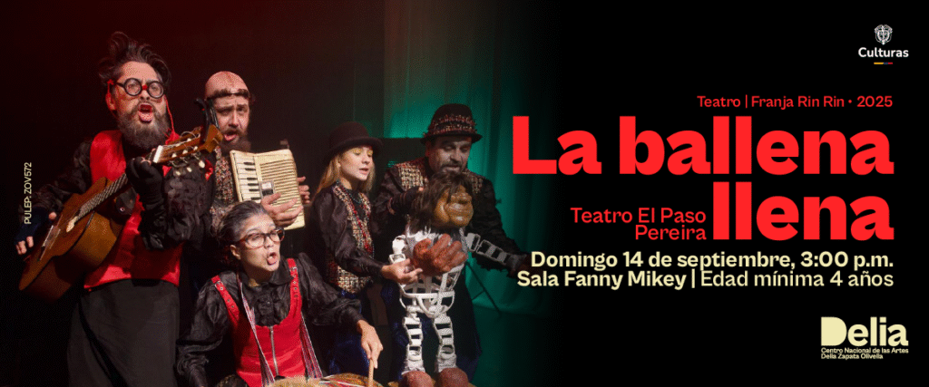 La Ballena llena, obra de teatro. Foto: cortesía.
